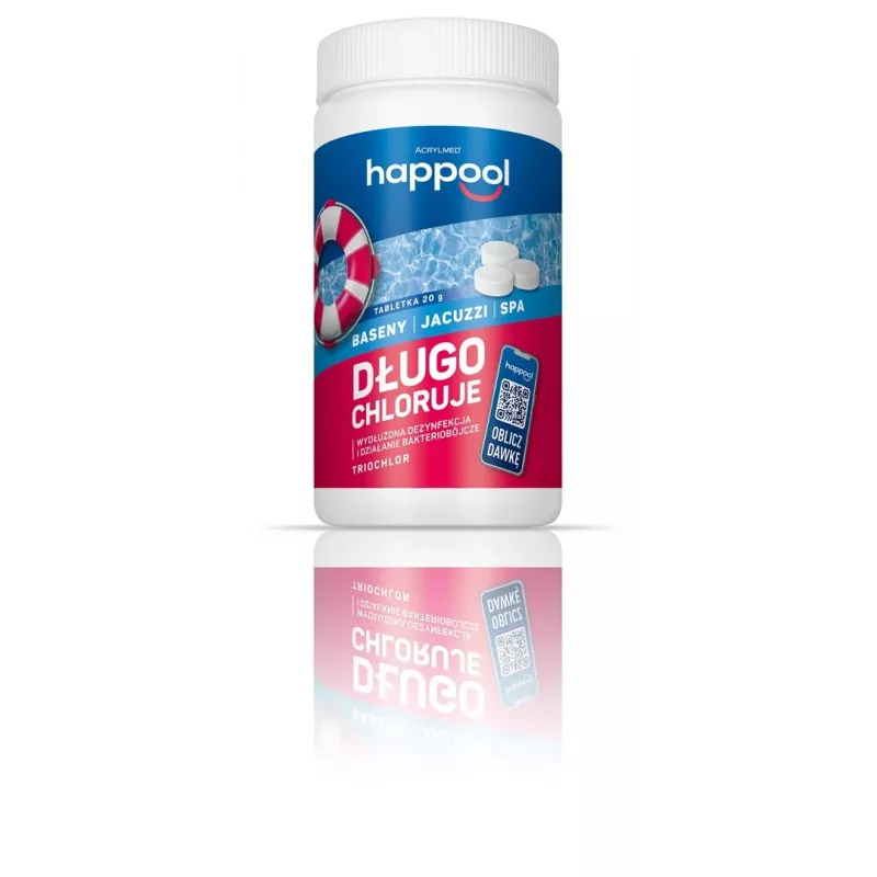 Acrylmed TRIOCHLOR aeglaselt lahustuvad klooritabletid basseinile 1 kg
