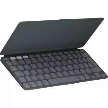 Logitech Keys-To-Go 2 iPadile - klaviatuur - sisseehitatud kate - juhtmevaba - Bluetooth LE - QWERTZ - Šveits - grafiit (920-013008)
