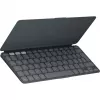 Logitech Keys-To-Go 2 iPadile - klaviatuur - sisseehitatud kate - juhtmevaba - Bluetooth LE - QWERTZ - Šveits - grafiit (920-013008)