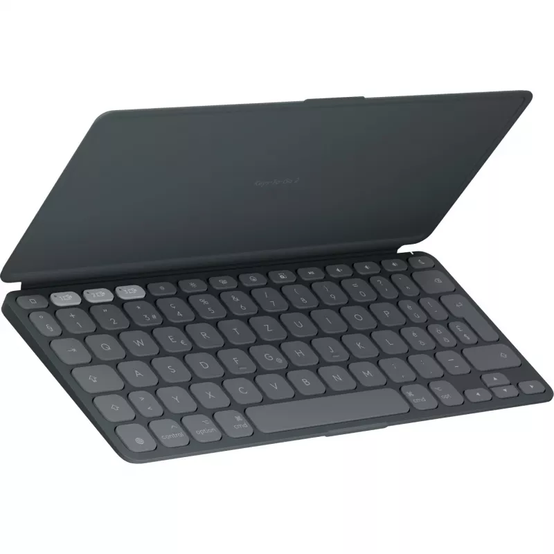 Logitech Keys-To-Go 2 iPadile - klaviatuur - sisseehitatud kate - juhtmevaba - Bluetooth LE - QWERTZ - Šveits - grafiit (920-013008)