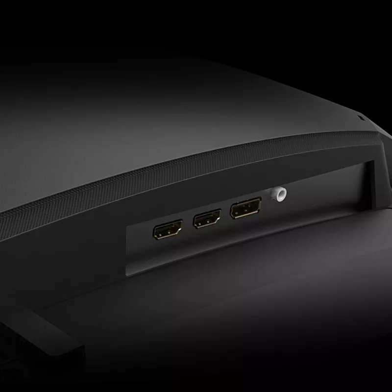 GIGABYTE GS32QCA 31.5 QHD kumer mängurimonitor – 2560 x 1440, 180 Hz, 1 ms, 250 cd/m², FreeSync, HDR-valmis, HDMI 2.0, DisplayPort 1.4