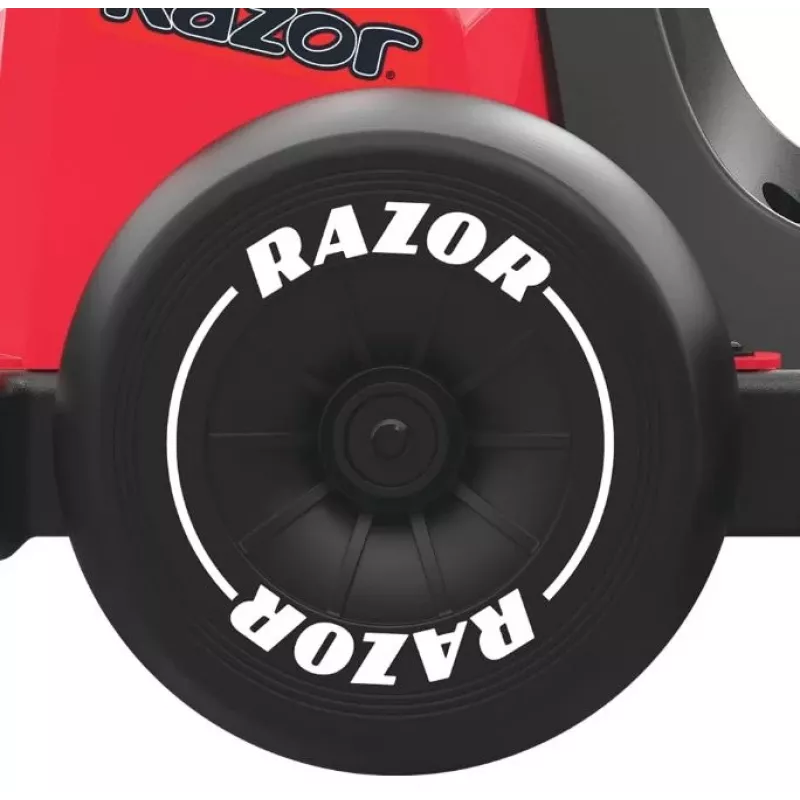 Razor Ground Force Elite - elektriline kardisõiduk, must ja punane