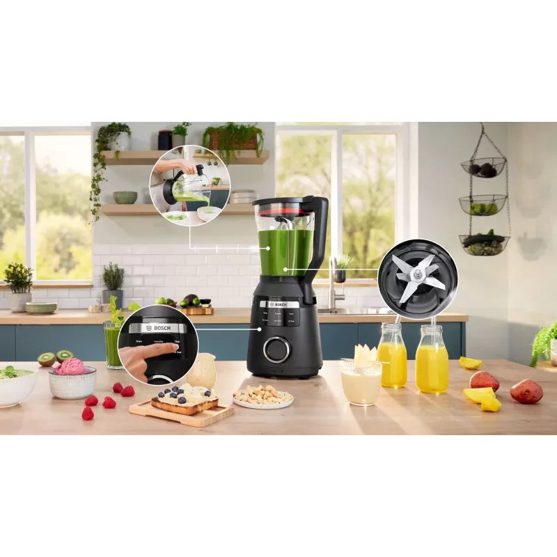 Bosch Serie 6 MMB6652B blender 2 L lauablender 1800 W Must