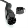 ROLINE E-Auto Ladekabel Typ2, 3-phasig, 480VAC (3P+N+E), 16 A, 11 kW, Spiralkabel, 3 m (19.08.0043)