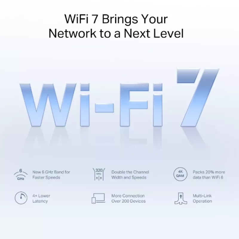 MERCUSYS Halo H47BE, Halo Mesh Wi-Fi 7 süsteem, 2 komplekti