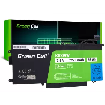 Green Cell sülearvuti aku K5XWW Dell Latitude 7390 2-in-1 5289 7389 jaoks