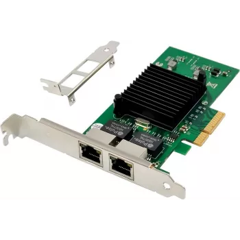 MicroConnect võrgukaart PCIe x1 Intel 82576 Dual- RJ45 (MC-PCIEX4-82576-D)