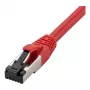 Synergy21 paigalduskaabel RJ45, CAT8.1 2000 MHz, 2 m, punane, S-STP (S/FTP), TPE/LSZH (SuperFlex), AWG26,
