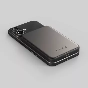 ZENS Pro 2 Semi Solid State Powerbank - Magnetiline akupank 5000 mAh ühildub MagSafe'i ja Qi2.2-ga 25W (must)