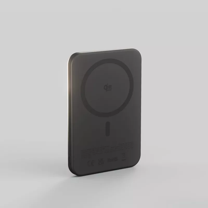 ZENS Pro 2 Semi Solid State Powerbank - Magnetiline akupank 5000 mAh ühildub MagSafe'i ja Qi2.2-ga 25W (must)