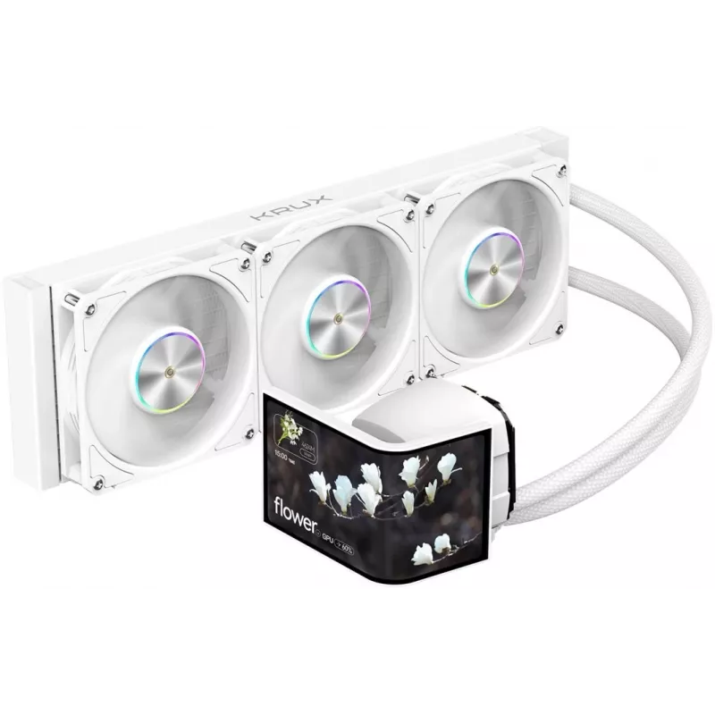 vedelikjahutus Krux HydroArc 360 Valge (KRXE011)