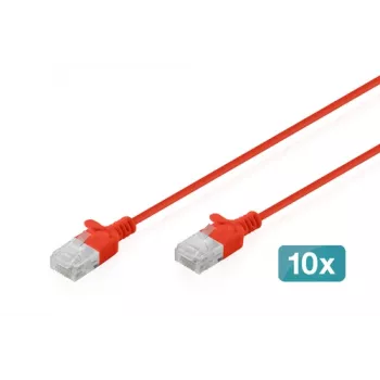 Digitus DK-1618-010S-R-10 Etherneti paigalduskaabel punane