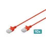 Digitus DK-1618-010S-R-10 Etherneti paigalduskaabel punane