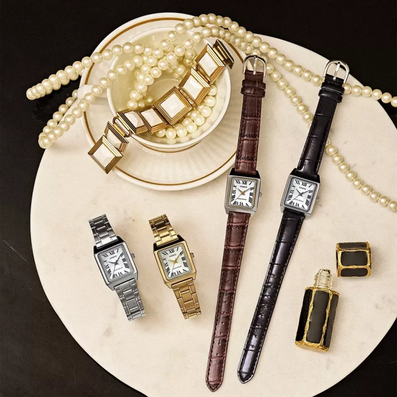 CASIO LTP-V007G-9BUDF naiste analoogkell, kuldne
