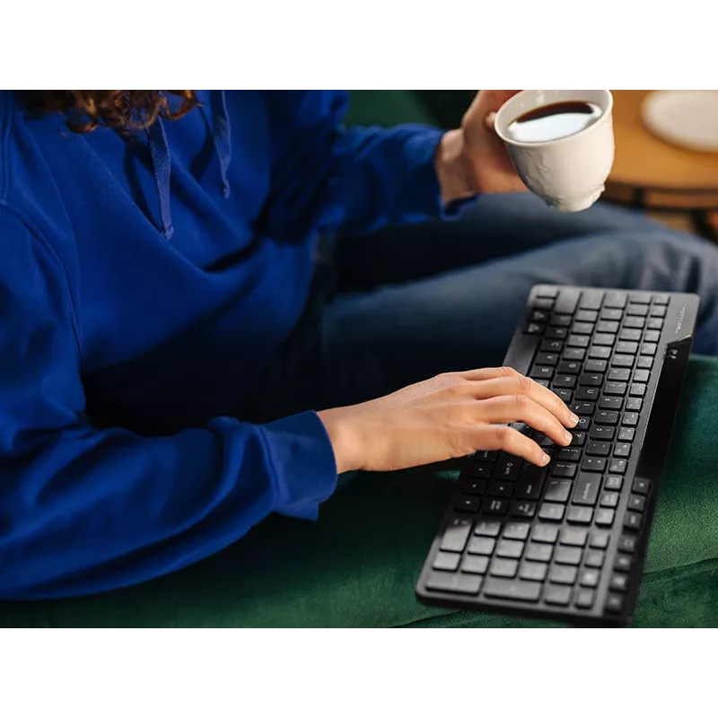 A4Tech Fstyler FBK27C juhtmevaba mehaaniline mänguklaviatuur, must