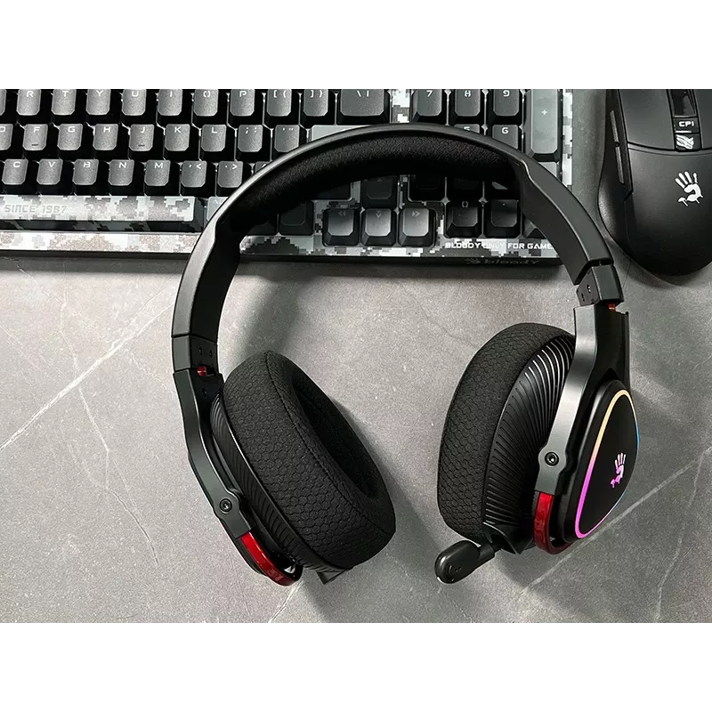 A4Tech 47751 Bloody MR710 RGB juhtmeta mängupeakomplekt, must