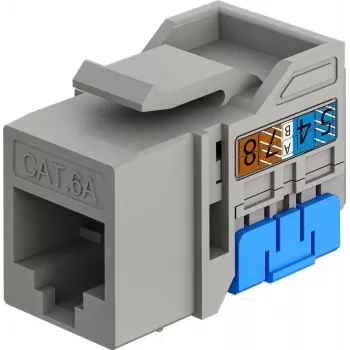 Goobay Keystone-Moodul RJ45 CAT 6A, UTP, Õhuke ja Lühike (77951)