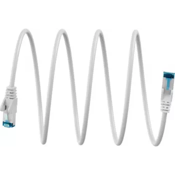 Goobay Ülipaindlik CAT 6A paigakaabel S/FTP (PiMF), valge (79250)