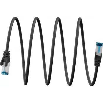 Goobay Ultra-Flexible CAT 6A patch-kaabel S/FTP (PiMF), must (79346)