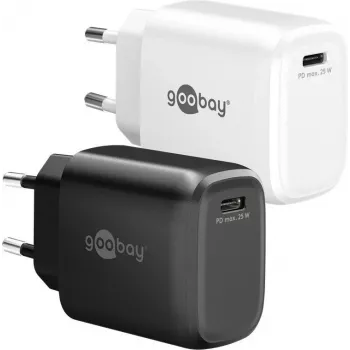 Goobay 25 W USB-C PD GaN kiirlaadija must (79622)