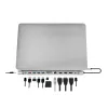 USB3.2 dokkimisjaam USB-C, 12 porti, PD