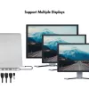 USB3.2 dokkimisjaam USB-C, 12 porti, PD