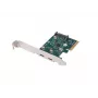 Võrgukaart PCI Express x1 -> 2x USB-C 3.2 Gen 2x1 LED madalprofiiliga