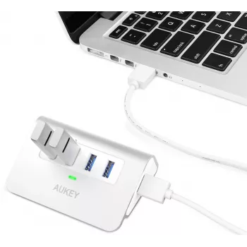 Hub CB-H5 USB alumiinium | 4xUSB 3.0 | 5Gbps