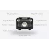 Montis Akumulatorowa latarka nagłowna z sensorem MT001 Black Headband flashlight LED