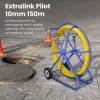 Extralink kaablitõmbetigu Pilot 10mm 150m klaaskiust FRP, l. 10mm, p. 150m, kollane