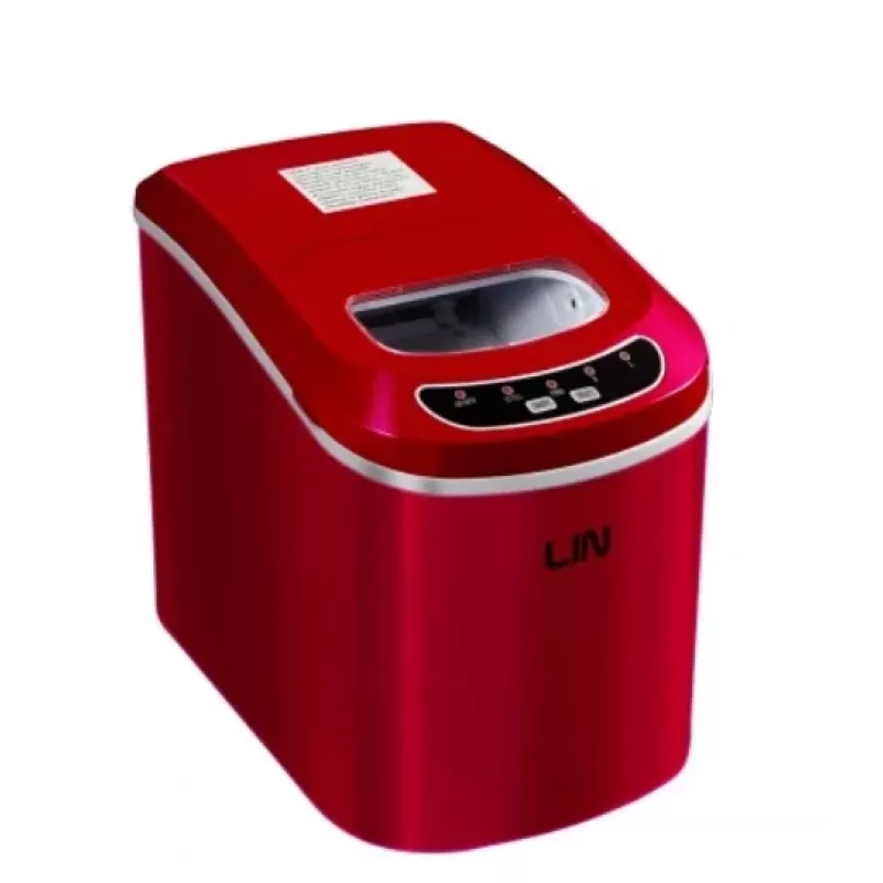 Portable ice cube maker LIN ICE PRO-R12 punane