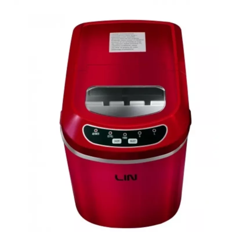 Portable ice cube maker LIN ICE PRO-R12 punane