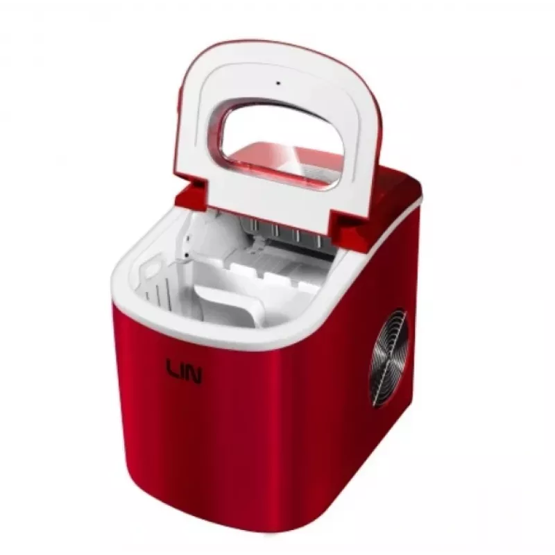 Portable ice cube maker LIN ICE PRO-R12 punane