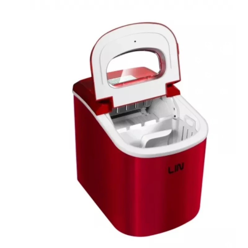 Portable ice cube maker LIN ICE PRO-R12 punane