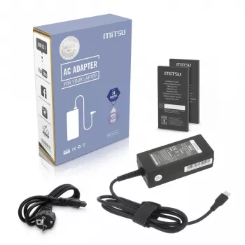 Sülearvuti laadija toiteplokk 45W USB-C 5V-9V-12V-15V/3A, 20V/2.25A PD