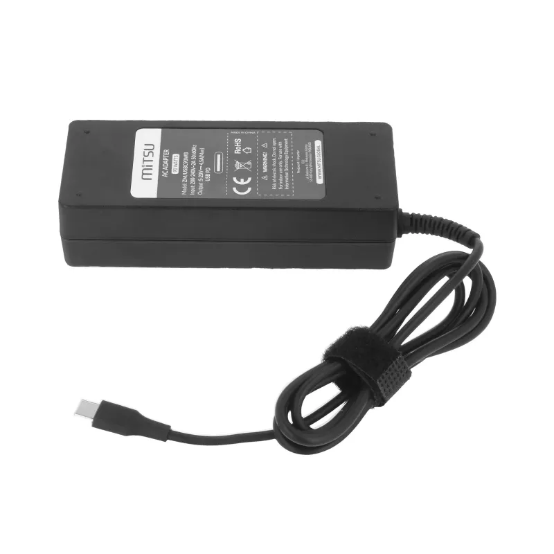 Sülearvuti laadija toiteplokk 90W USB-C 5V-9V-12V-15V/3A, 20V/4.5A PD