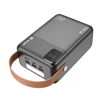 Tracer 47826 Prime-V8 80000mAh QC22.5W+PD20W Power Bank, Must