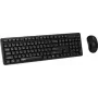 Rapoo 8150M Silent Multi-Mode klaviatuur-hiir-Set QWERTZ DE Wireless Must