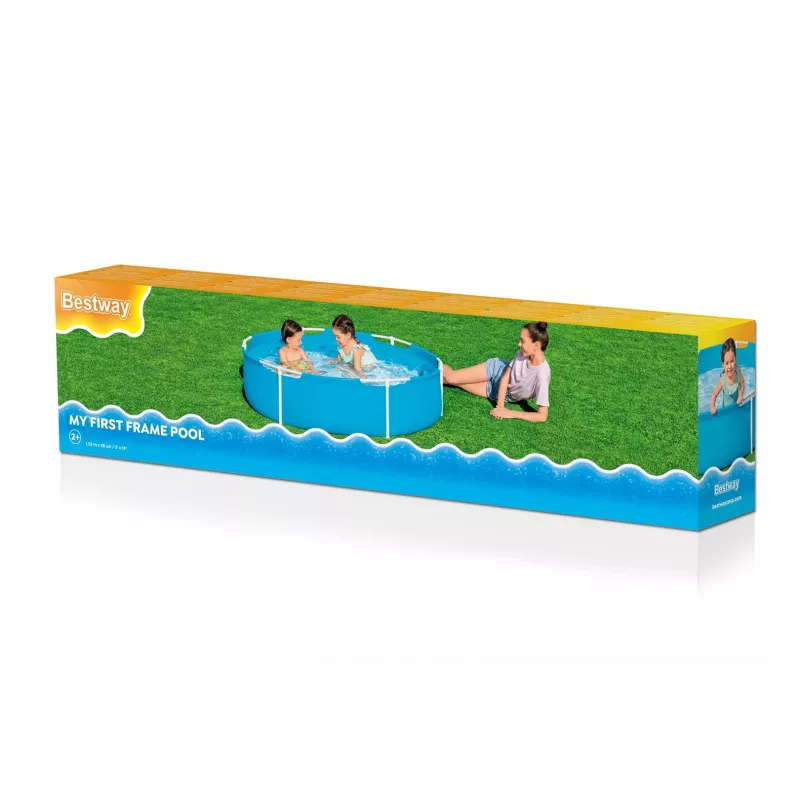 Raamiga aiamängubassein lastele 152 cm x 38 cm Bestway 56283