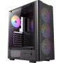 ANTEC VX-310 ARGB ATX, Micro-ATX , ITX Mid Tower Gaming PC korpus, must (0-761345-10232-2)