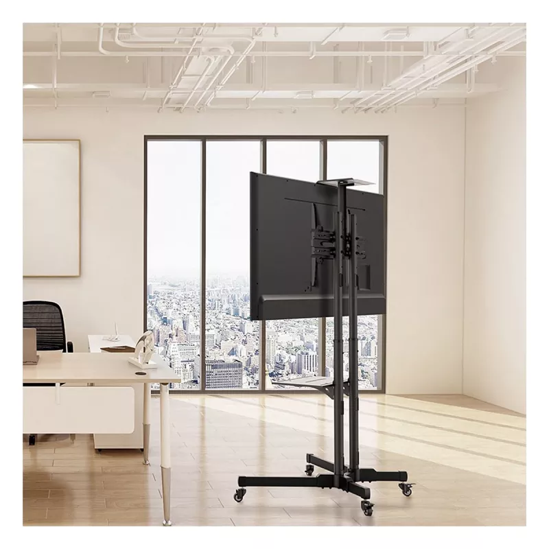 VALUE LCD-/TV-Rullalus, 37-70 tolli, kuni 50 kg, must