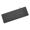Klaviatuur Multimedia USB CYRILL/Must KB-MCH-05-CYRL Gembird