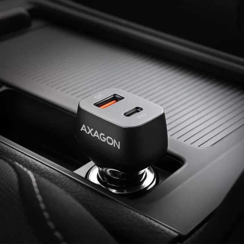 AXAGON PWC-PQ38 38W autolaadija 2x port USB-A+C