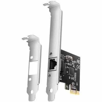 Axagon Gigabit Ethernet PCI-Express võrgukaart uue Realtek kiibistiku RTL8111L versiooniga.