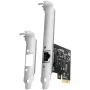 Axagon Gigabit Ethernet PCI-Express võrgukaart uue Realtek kiibistiku RTL8111L versiooniga.