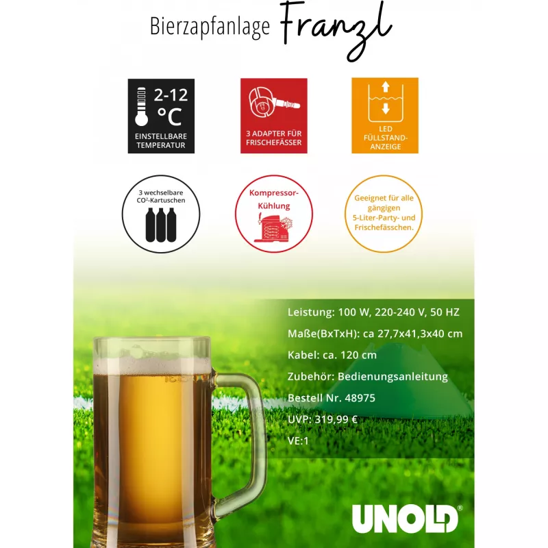Unold Franzl 5 L vaadiõlle jaotur