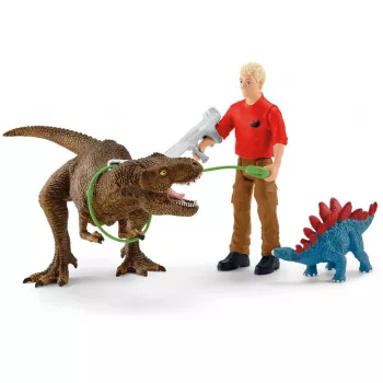 Schleich Dinosaurs 41465 Tyrannosaurus Rex Attack