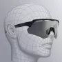 Rockbros 189114 polariseeritud jalgrattaprillid UV-kaitse ja retseptisisuga, hall