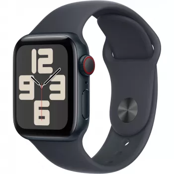 APPLE Watch SE GPS + Cellular 40 mm Midnight alumiiniumkorpus Midnight spordirihmaga - S/M