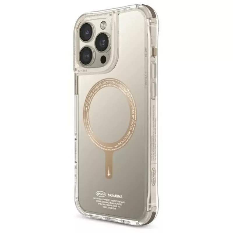 SK-2024IPP69-SDOPRM-GLD | Tagakaas | Apple | iPhone 16 Pro Max | Plastik | Läbipaistev/šampanja